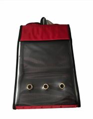 Kedi Kopek Şeffaf Sırt Çantası Kırmızı 42X36X25 Cm