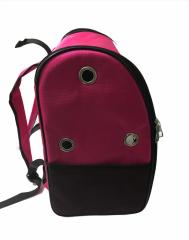 Kedi Kopek Şeffaf Sırt Çantası Pembe 42X36X25