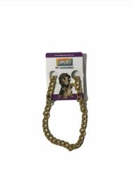 FLİPPER PET altın kolye 35cm