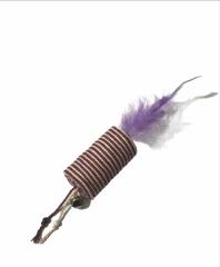 FLİPPER PET RULO TIRMALAMA KEDİ OYUNCAK ZİLLİ  8CM