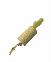 FLİPPER PET RULO TIRMALAMA KEDİ OYUNCAK ZİLLİ  8CM