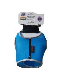 FLİPPER PET ELBİSELİ KEDİ GÖĞÜS TASMASI MAVİ