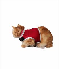 FLİPPER PET ELBİSELİ KEDİ GÖĞÜS TASMASI KIRMIZI