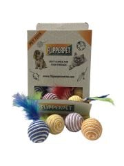 FLİPPER PET 30'LU HASIR TOP OYUNCAK