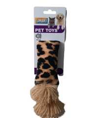 FLİPPER PET CATNİPLİ TÜYLÜ LEOPAR DESENLİ MİNDER OYUNCAK