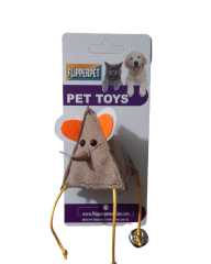 FLİPPER PET KEDİLER İÇİN CATNİPLİ ZİLLİ KEÇE CADI FARE OYUNCAĞI