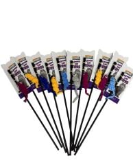 FLİPPER PET ZİLLİ KURTCUK LASTİKLİ OLTA 10'LU SET