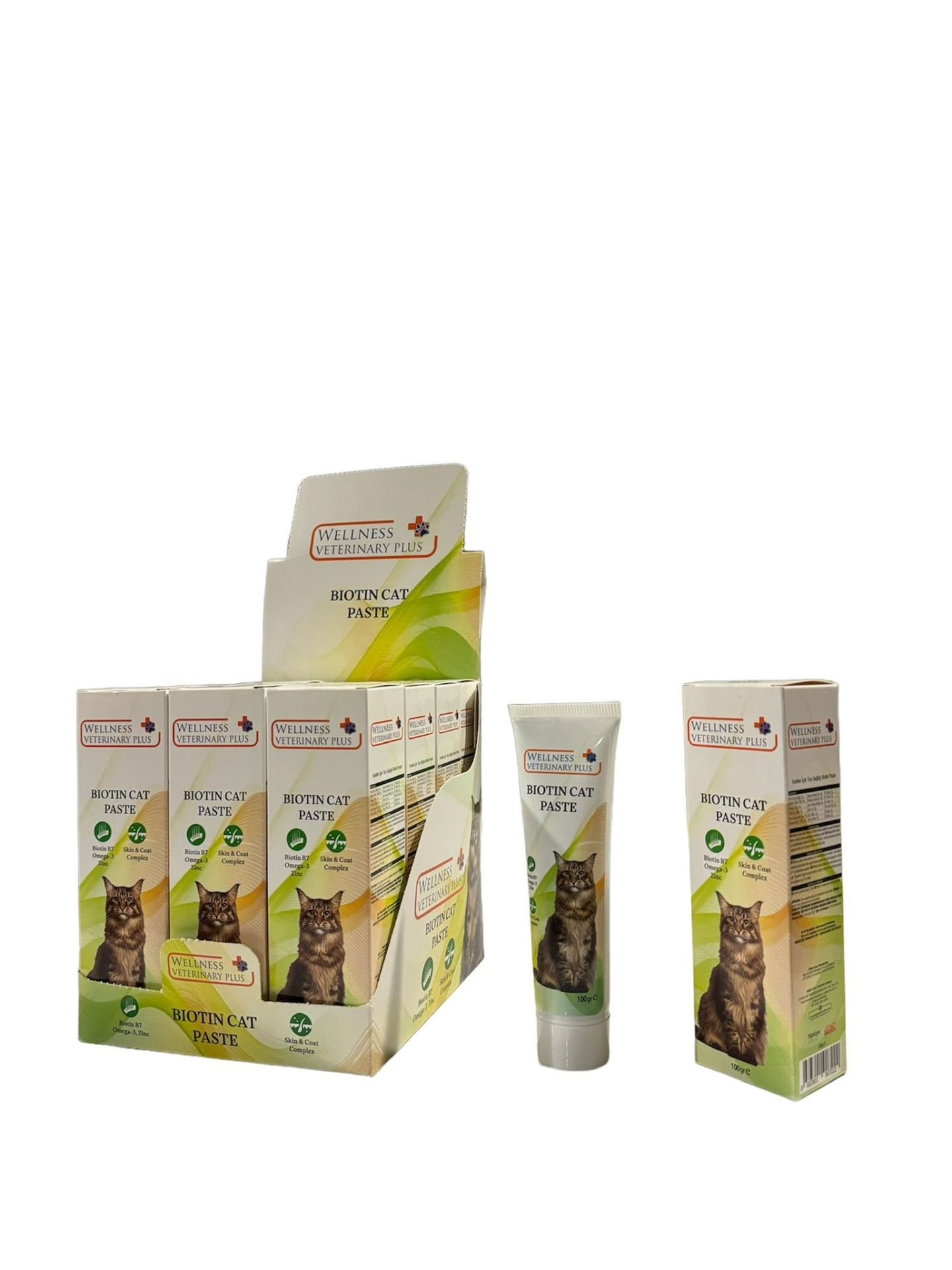 WELLNESS VETERİNARY PLUS 12 'Lİ BIOTIN CAT PASTE 100 GR