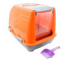 FLİPPER PET KAPALI KEDİ TUVALETİ 37*50*36 cm (10)