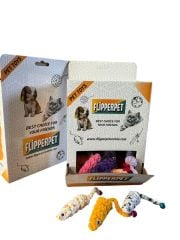 FLİPPER PET 20'Lİ CATNİPLİ KURTCUK OYUNCAK