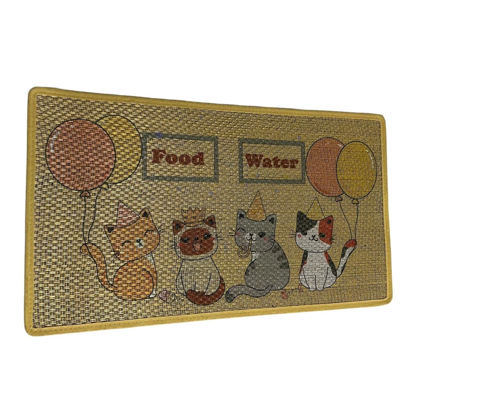 FLİPPER PET  40X75 CM KAYDIRMAZ TIRMALAMALI PASPAS VE MAMA SU KABI ALTLIĞI