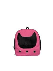 FLİPPER PET KEDİ KAFASI DESENLİ SIRT TAŞIMA ÇANTASI (PEMBE)
