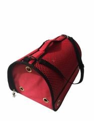 FLİPPER PET KEDİ VE KÖPEK KIRMIZI PASPASLI ÇANTA 27x27x43